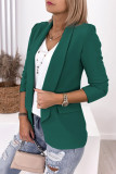 Work Solid Turn-back Collar Outerwear