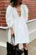 Fashion Sexy Solid Patchwork V Neck Princess Dresses