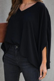 Fashion Street Solid V Neck Tops