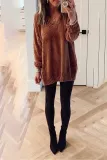 Solid Solid Color V Neck Tops
