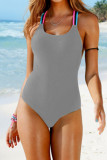 Sexy Solid Backless Swimwears