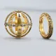 College Geometric Rings Accessories
