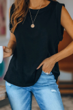 Casual Solid Basic O Neck T-Shirts