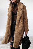 Casual Solid Patchwork Turndown Collar Outerwear(6 Colors)