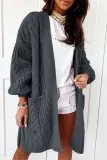Fashion Casual Print Patchwork Pocket V Neck Tops