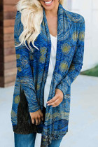 Van Gogh Starry Sky Printed Cardigan