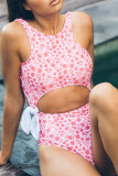 Fashion Simplicity Solid Backless Swimwears
