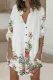 Casual Print Pocket Mandarin Collar Shirt Dress Dresses
