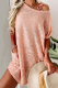 Casual Solid Patchwork Pocket O Neck Dresses