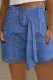 Casual Print Pocket High Waist Type A Bottoms