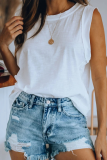Casual Solid Basic O Neck T-Shirts