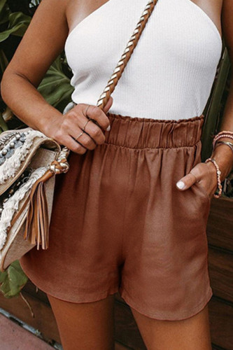 Fashion Casual Solid Loose High Waist Wide Leg Bottoms