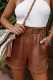 Fashion Casual Solid Loose High Waist Wide Leg Bottoms