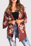 Fashion Casual Print Cardigan Outerwear