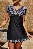 Fashion Simplicity Print Split Joint Swimwears
