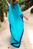 Fashion Vacation Solid Split Joint Swimwears Cover Up