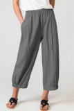 Casual Daily Solid Solid Color Loose High Waist Harlan Solid Color Bottoms