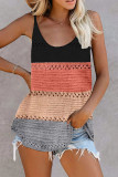 Fashion Casual Solid Split Joint V Neck Tops