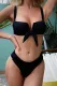 Fashion Simplicity Solid Frenulum Swimwears