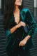 Casual Solid Patchwork V Neck Outerwear