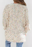 Casual Patchwork Pocket Tops Sweater