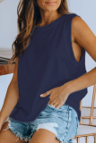 Casual Solid Basic O Neck T-Shirts