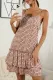 Fashion Sweet Polka Dot Split Joint Spaghetti Strap Cake Skirt Dresses