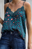 Sexy Casual Leopard Lace Tops