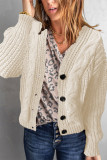 Casual Solid Buckle V Neck Tops