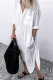 Casual Solid Patchwork Turndown Collar Shirt Dress Dresses