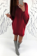 Casual Solid Patchwork O Neck Straight Dresses