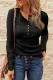 Daily Solid O Neck Mid Waist Tops