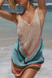 Sexy Solid V Neck Mid Waist Tops