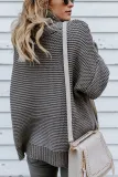 Casual Solid O Neck Mid Waist Tops