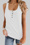 Fashion Sportswear Solid Split Joint U Neck Tops