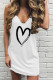 Fashion Street Print V Neck Pencil Skirt Dresses