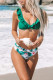 Fashion Sexy Print Patchwork Swimwears