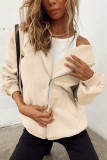 Casual Sportswear Solid Pocket Hooded Collar Outerwear(13 Colors)