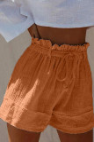Fashion Casual Solid Split Joint Loose High Waist Wide Leg Bottoms