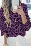 Casual Print Lips Printed Basic V Neck Tops
