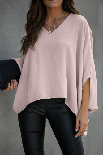 Fashion Street Solid V Neck Tops