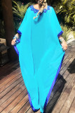 Fashion Vacation Solid Split Joint Swimwears Cover Up