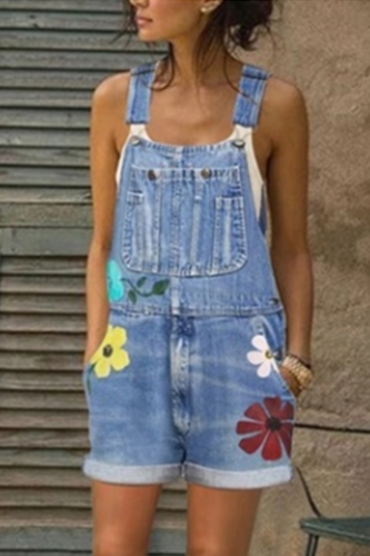 Daily Print Buttons Regular Rompers