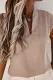 Casual Solid Split Joint V Neck T-Shirts