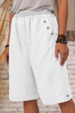 Fashion Casual Solid Split Joint Straight High Waist Bottoms