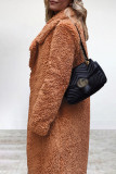 Casual Solid Patchwork Turndown Collar Outerwear(6 Colors)
