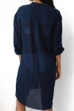Fashion Vacation Solid Swimwears Cover Up