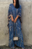 Fashion Vacation Print Swimwears Cover Up