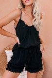 Fashion Living Solid Split Joint V Neck Tops