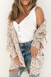 Casual Patchwork Pocket Tops Sweater